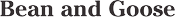 bean and goose logo